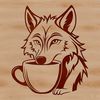 Free Vector Graphic Wolf Design A wolf's head designed as a vector graphic, suitable for various digital applications.