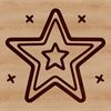 Vibrant Star Illustration A colorful star illustration in vector format suitable for various cutting machines and design software.