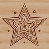Vibrant Five-Pointed Star Vector Icon A simple vector illustration of a five-pointed star with clean lines and sharp angles.