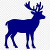 An SVG vector graphic of a reindeer, perfect for cutting machine designs and projects.