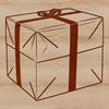Beautiful Rectangular Box Illustration A digital illustration of a rectangular box, ideal for custom gift wrapping or packaging design.