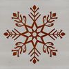Intricate Snowflake Vector Art Decorative winter motif featuring intricate details of a single snowflake.
