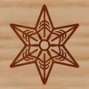 Beautiful Star Clip Art for Digital Designs A scalable vector graphic star symbol suitable for various digital designs and crafts.