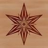 Geometric Star Design Vector Graphics A geometric star design made with vector graphics for digital use.