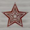 A vector illustration of a Christmas star symbol, suitable for various digital designs.