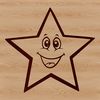 Beautiful Star Illustration Vector Graphic A stylized star illustration created as a scalable vector graphic (SVG) suitable for various applications.