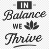 Beautiful SVG Graphic with Peaceful Words A serene yoga quote in vector format, perfect for digital use.