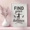 Inspirational Yoga Quotes Vector Art A collection of inspirational quotes related to yoga in a clean vector design.