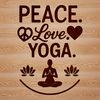 Clean Design Yoga Quote SVG A vector design featuring a motivational yoga quote in a clean and minimalist style.