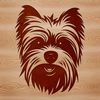 Small Dog Breed Vector Art A detailed illustration of a small dog breed, known for its long coat and affectionate nature.