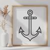 Unique Anchor - Cruise SVG