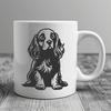 Unique Cocker Spaniel Decal - Free PNG Download