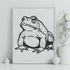 Artistic Toad - Sublimation DXF