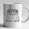 Stunning Toad Wearing Glasses PDF