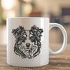 Stunning Australian Shepherd - Craft DXF