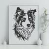 Australian Shepherd Template In SVG, PNG, PDF And DXF File Formats