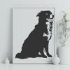 Sitting Australian Shepherd - DXF