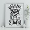 Beautiful Australian Shepherd - Cricut SVG