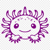 Axolotl Design In SVG, PNG, PDF And DXF Formats