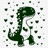 Free Dinosaur In SVG, PNG, PDF And DXF File Formats - Free