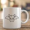 Artistic Bat Design - Free DXF