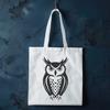 Stunning Perched Owl Vector Art