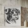 Beautiful Boxer Clip Art