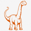 Unique Brachiosaurus Clip Art