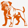 Standing Dog Vector Art - PNG Free Download