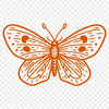 Creative Butterfly In SVG, PNG, PDF And DXF File Formats - Free