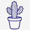 Cactus In DXF For Download, Free Commercial Use