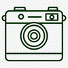 Camera Printable Image In SVG, PNG, PDF And DXF Formats