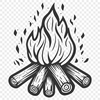 Free Camp Fire Files For Digital Download In SVG Format