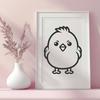 Beautiful Chick In SVG - Free Digital Download