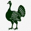 Turkey Illustration In SVG, PNG, PDF And DXF File Formats