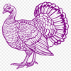 Free Creative Turkey Stencil