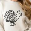 Stunning Turkey - Glowforge SVG