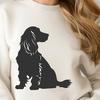 Free Sitting Cocker Spaniel Digital Art