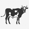 Cow Vector Drawing In SVG File Format For Free Download