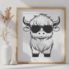 Beautiful Cow DXF - For Laser Engraver Project