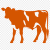 Beautiful Cow Stencil