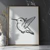 Beautiful Hummingbird - Vinyl PDF