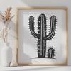 Cactus Artwork In PNG & SVG - Free Digital Download