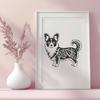 Dog Digital Artwork In PNG File Format For Free Download