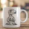 Artistic T Rex - Sublimation DXF