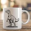 Free Dinosaur Printable Image - Free DXF Download