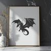 Dragon Design In SVG, PNG, PDF And DXF File Formats