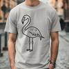 Creative Flamingo In DXF