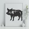 Stunning Pig In SVG - Free Digital Download