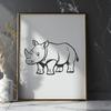 Unique Rhino Drawing DXF - Free Download